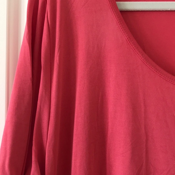 LuLaRoe Tops - LuLaRoe 3XL Perfect T Coral Tunic NWT TShirt Top